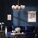 Loft Industry Modern - Glass Deco Chandelier